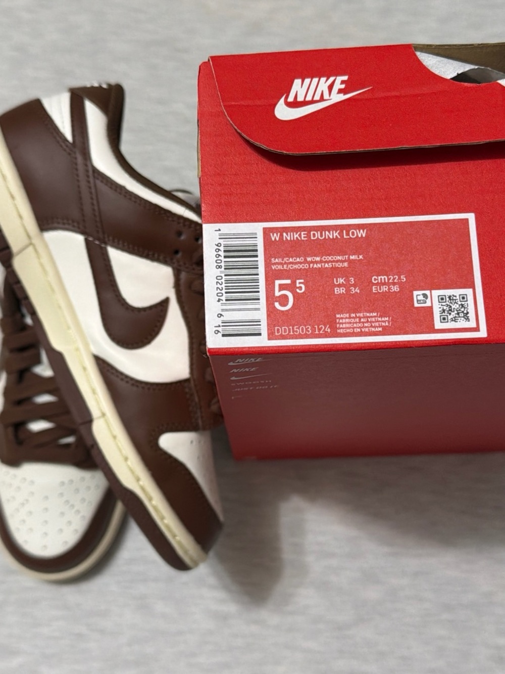 Nike Dunk low women size 5.5 NWB - Picture 7 of 8